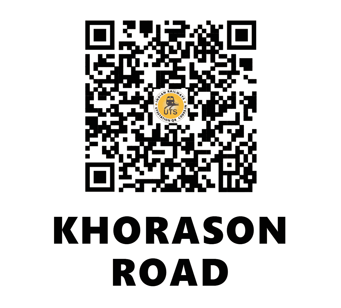 UTS QR Code for KHORASON ROAD - KRND - NE (UTTAR PRADESH)